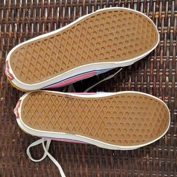 SZ. 8 1/2 WOMEN'S VANS SK8 MULTIBRIGHT 12  SUEDE SKATE BOARD SHOE - Picture 4 of 8